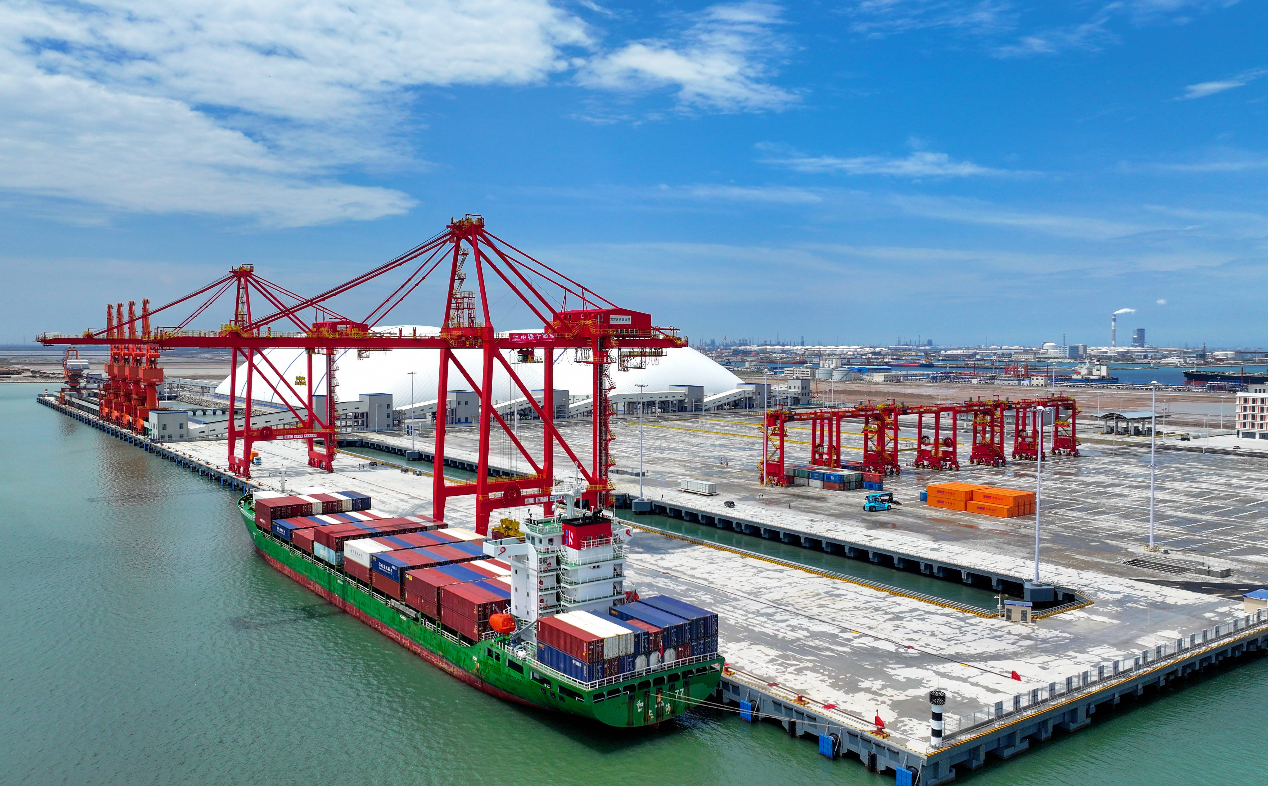 东营海运物流全攻略：依托亿吨大港，，，，开启南北物流新通道